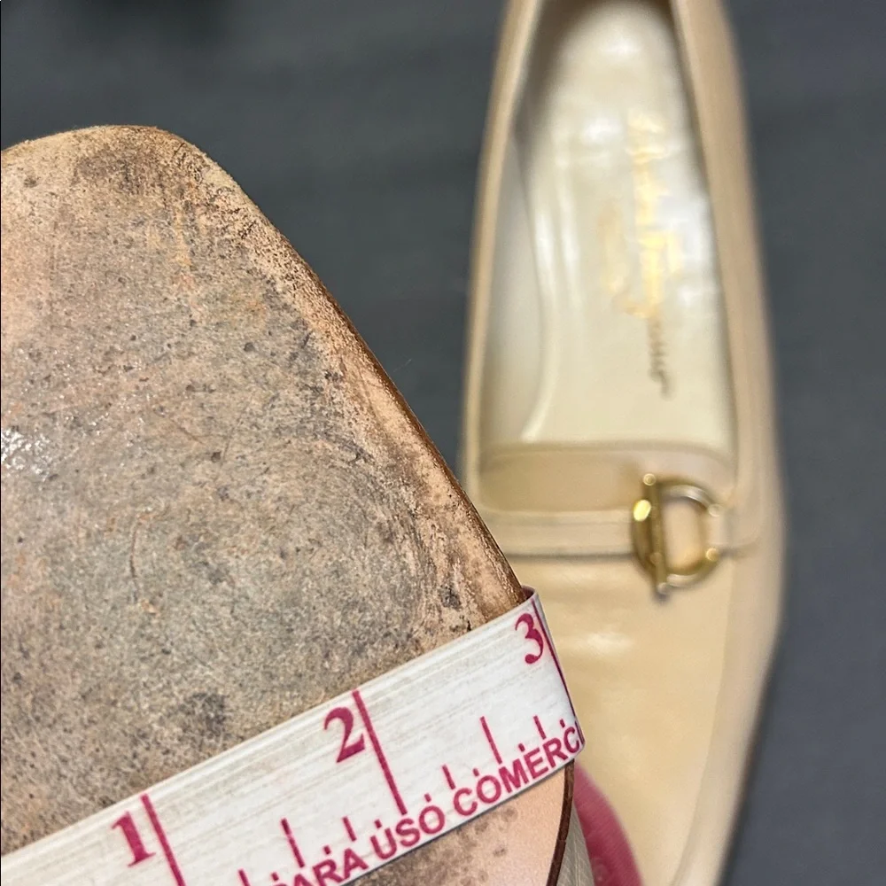 Salvatore Ferragamo Beige and Brown Loafers - Picture 8 of 17